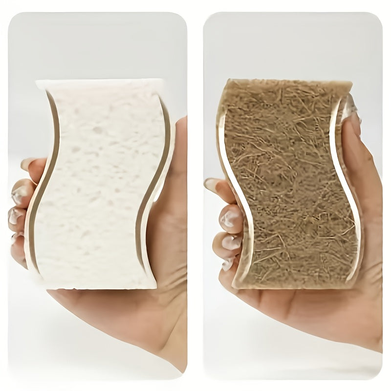 Cellulose, Double-Sided Material Double Effect, One Side Is Delicate And Clean, And The Other Side Is Strong Decontamination Without Hurting Tableware. It Is Suitable for Cleaning Tableware, Glass, Bathrooms, Living Rooms And Toilets