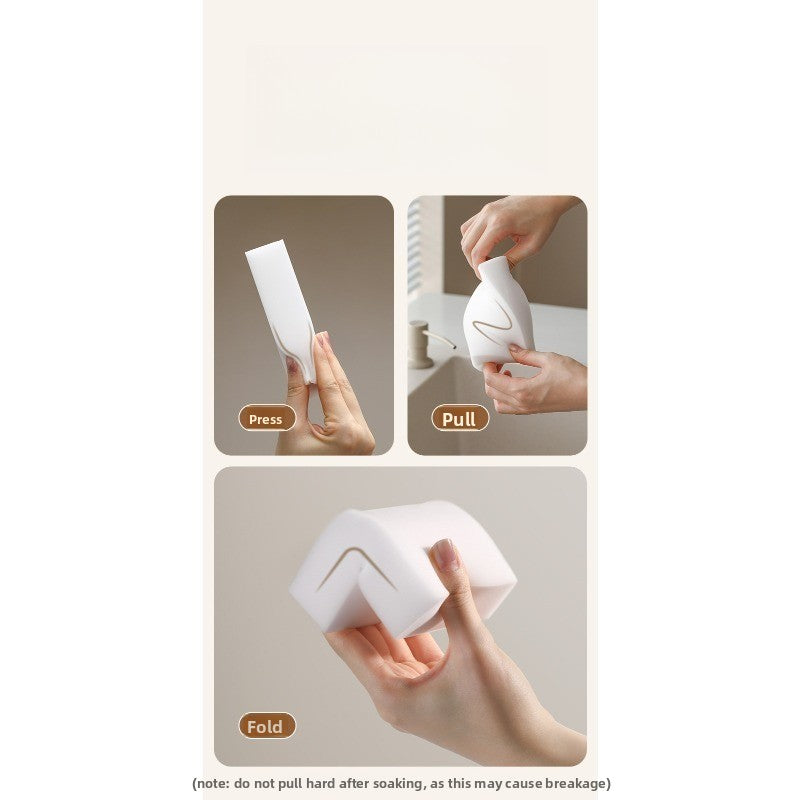 4\u002F5\u002F6pcs Nano Sponge, Magic Wipe, Magic Scouring Pad, Dishwashing Sponge, Stain Removal and Cleaning Magic Wipe