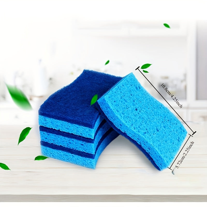 Scratch-Free Cleaning Sponge, Suitable for Dishwashing, Cleaning Sponge, Quick Cleaning Without Scratches, Can Handle Stubborn Dirt, Strong Daily Cleaning Power, Very Suitable for Use in The Kitchen And Dining Table