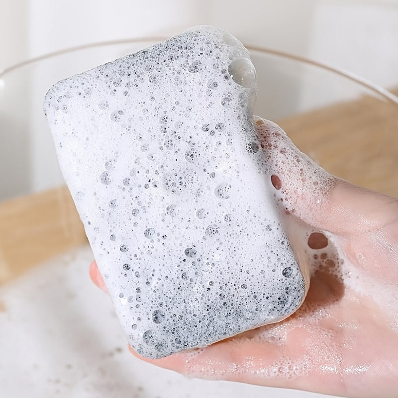 Rounded-corner Scouring Pad, Seaweed Sponge, Zien Cleaning Products, Household Kitchen Dishwashing Cleaning Sponge